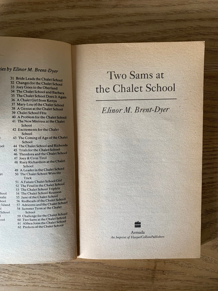 Two Sams At The Chalet School