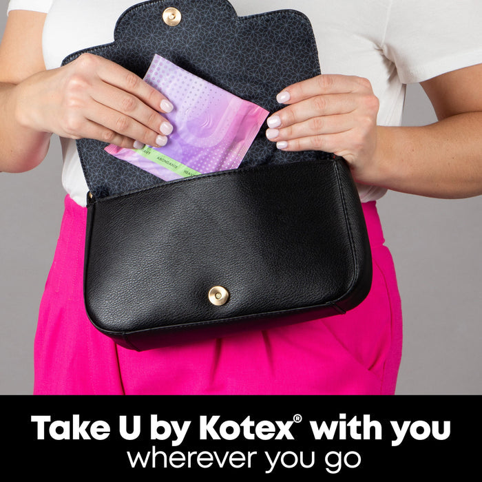 U by Kotex Balance Ultra Thin Pads with Wings, Heavy Absorbency, 32 Count