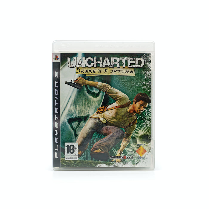 Uncharted: Drake's Fortune für PlayStation 3 in gutem Zustand in Originalverpackung - Vorderseite
