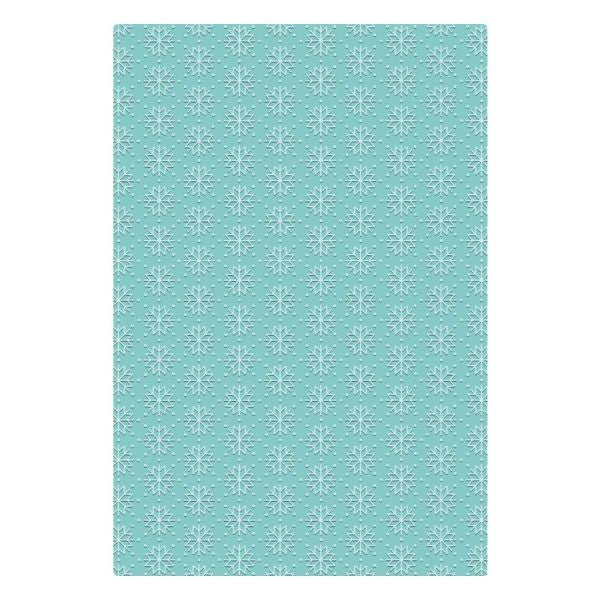 Vault Snowflakes #3 - 2D A5 Embossing Folder