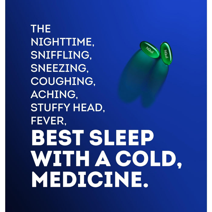 Vicks DayQuil & NyQuil Severe Liquicaps, Cough, Cold & Flu Relief, over-the-Counter Medicine, 48 Ct