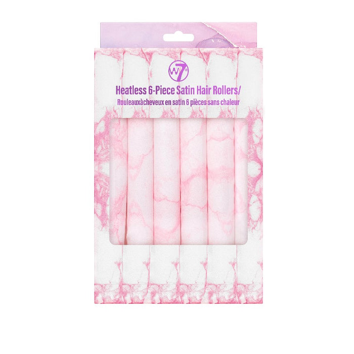 W7 HEATLESS 6PCS SATIN HAIR ROLLERS - Beauty Bar