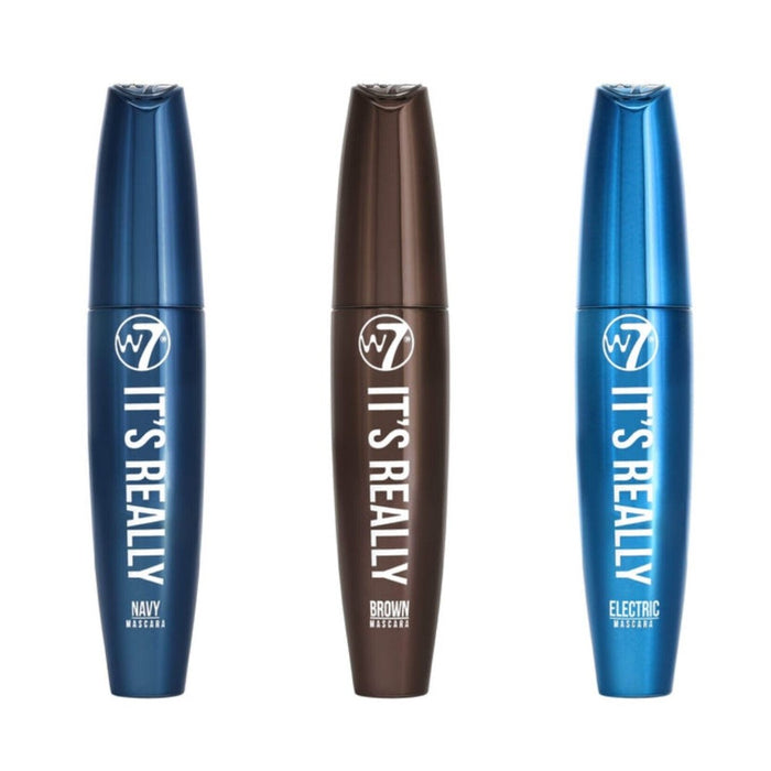 W7 IT'S REALLY COLOUR MASCARA - AVAILABLE IN 3 SHADES - Beauty Bar