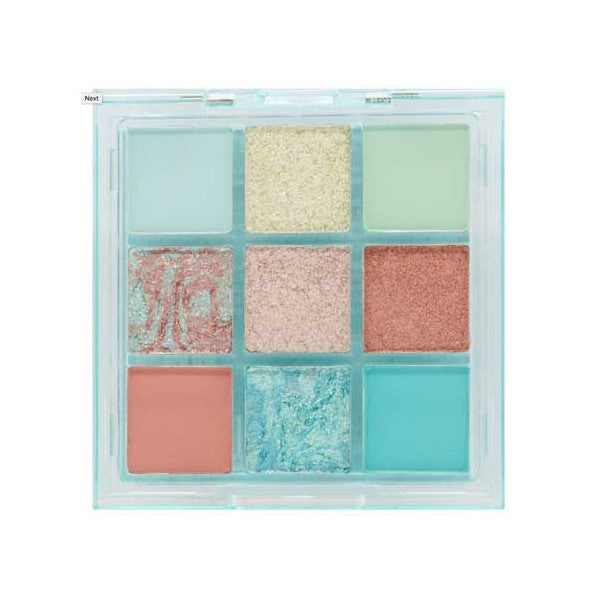 W7 SOFT HUES PRESSED PIGMENT PALETTE - AQUAMARINE - Beauty Bar Cyprus