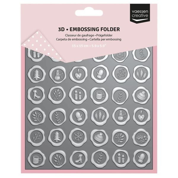 Wax Seal - 3D Embossing Folder