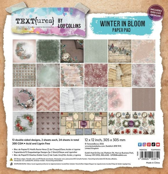 Winter in Bloom - 12x12 Paper Pad
