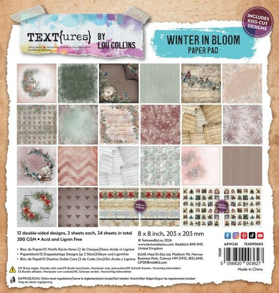 Winter in Bloom - 8x8 Paper Pad