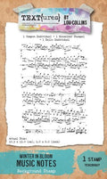 Winter in Bloom - Music Notes Clear Stamps