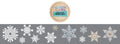 Winter in Bloom - PET Tape Cut - Snowflakes