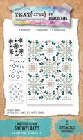 Winter in Blooms - Layering Stencil Set - Snowflakes