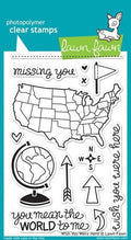 Wish You Were Here - Clear Stamps