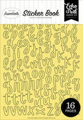 Yellow Alpha Sticker Book