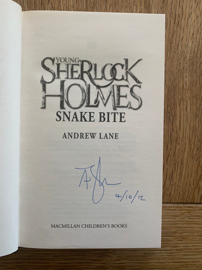 Young Sherlock Holmes - Snake Bite (signed)